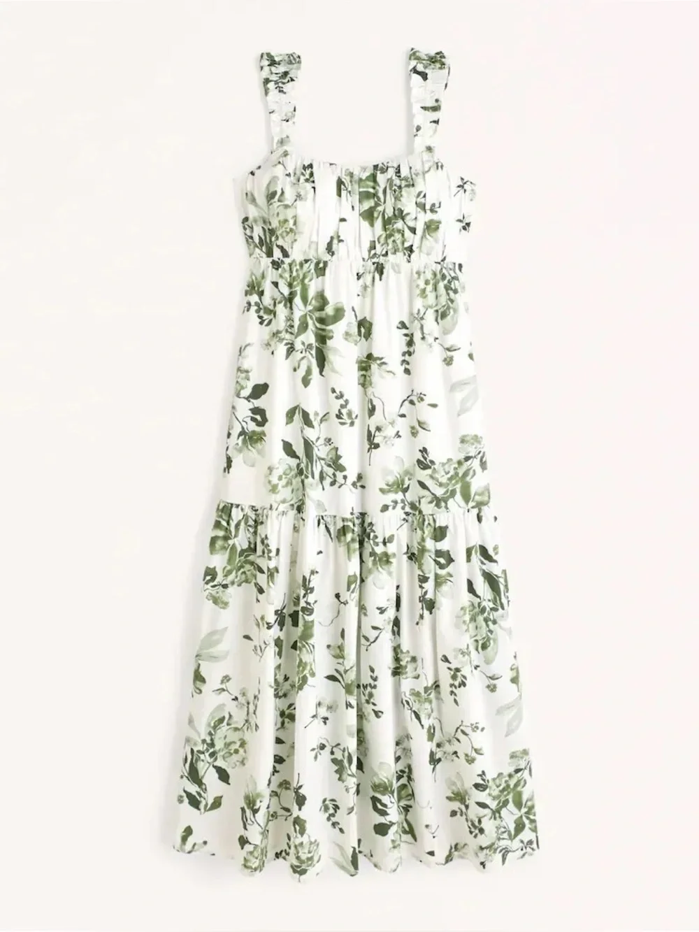 Abercrombie & Fitch Bow Back Poplin Maxi Dress